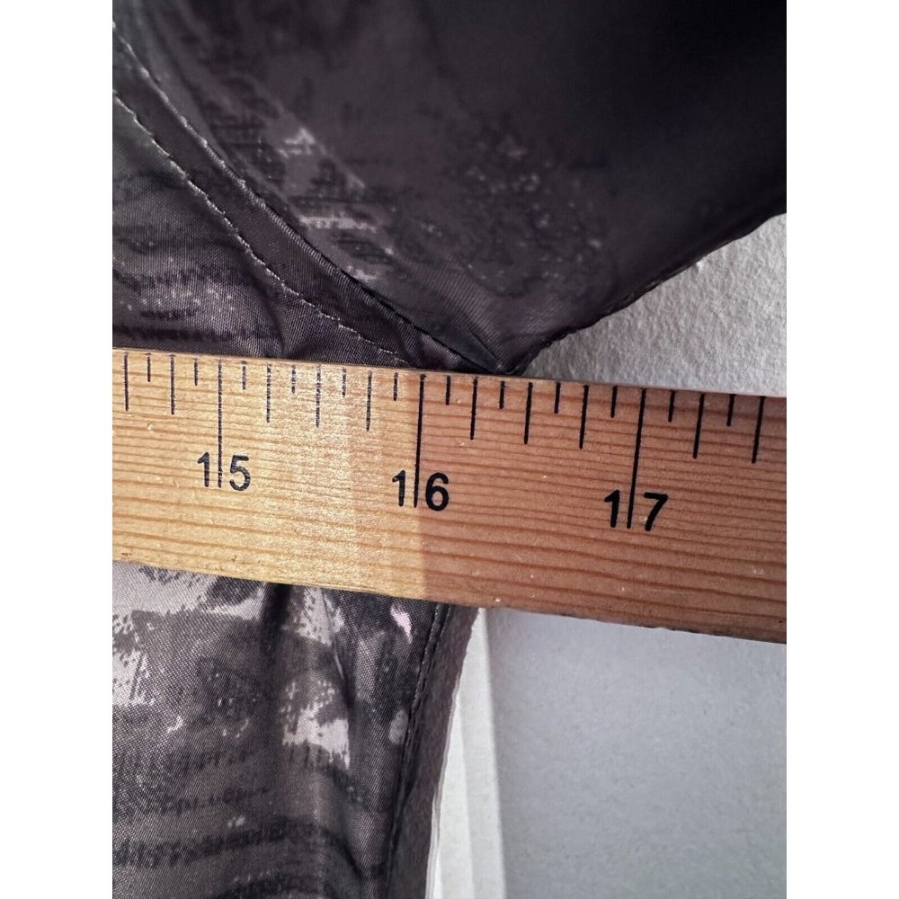 MEMBER'S‎ ONLY Jacket Satin Camo Pink Army Green Racer Bomber Boyfriend Size 10 - Picture 10 of 13